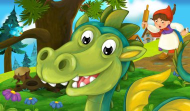 ejderha kadın ile'nın bahçesinde