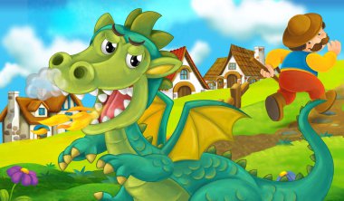 Dragon ve ona bakan adam