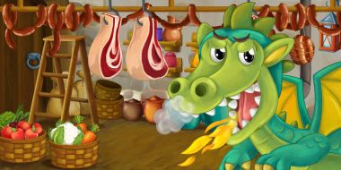 yiyecek çalmak ejderha 