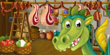 Bodrum gıdalardan çalmak ejderha 