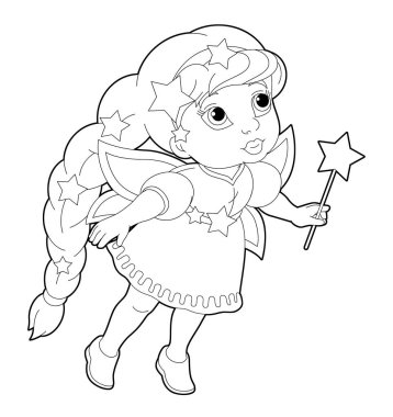 Peri uçan ve holding değnek