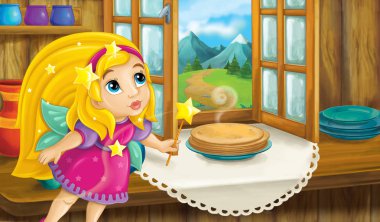 güzel peri ile eski moda evi