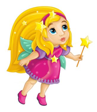 Peri holding değnek