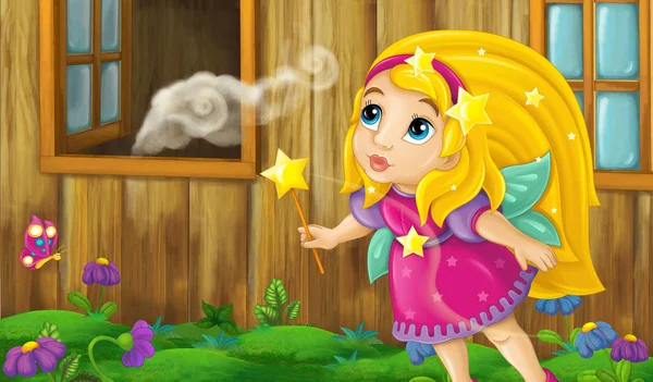 çizgi film peri holding değnek