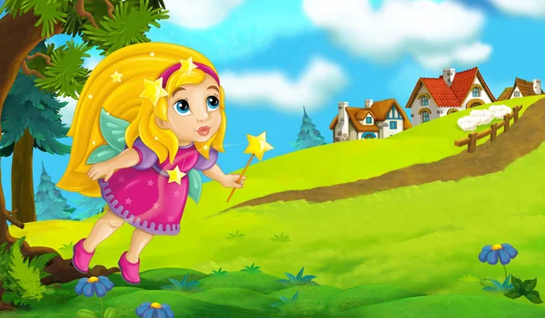 çizgi film peri holding değnek