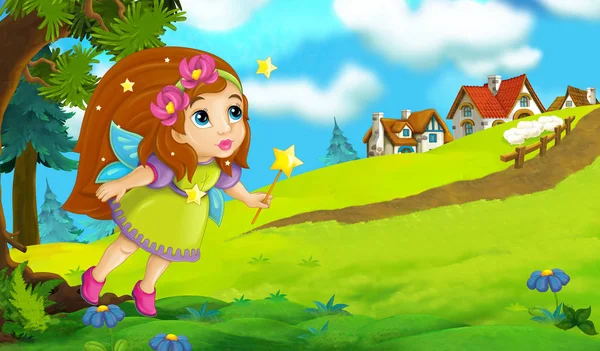 çizgi film peri holding değnek