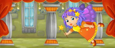 çizgi film peri holding değnek