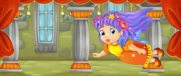 renkli büyücü uçan