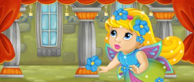 renkli büyücü uçan