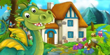 fairytale house yakınındaki efsanevi Ejderha