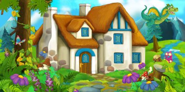 fairytale house yakınındaki efsanevi Ejderha