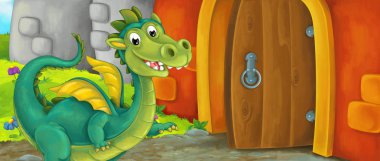 Çizgi film efsanevi Ejderha