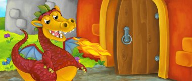 Çizgi film efsanevi Ejderha