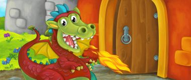 Çizgi film efsanevi Ejderha