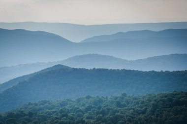 Blue Ridge, Skyline Drive, Shenandoah Marnixkade katmanları