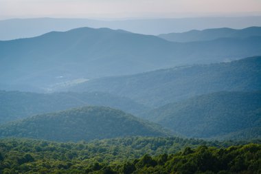 Katmanları Bearfence dağdan gördün Blue Ridge dağlarının,