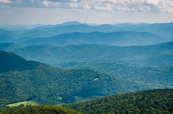 Layers of the Blue Ridge, seen in Shenandoah National Park, Virg — Stock Photo, Image