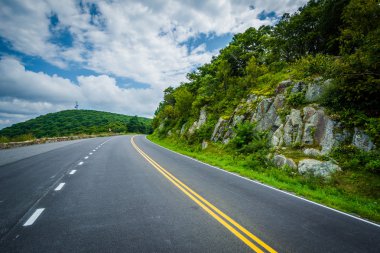 Skyline drive, shenandoah Milli Parkı, virginia.