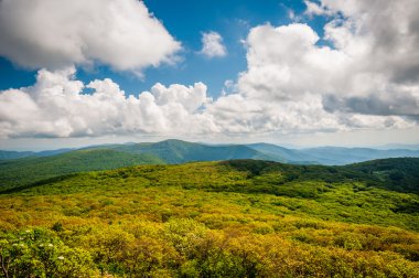 blue ridge mountains taşlı erkek dağ, o--dan görünüm