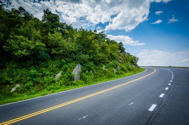 Skyline drive, shenandoah Milli Parkı, virginia.