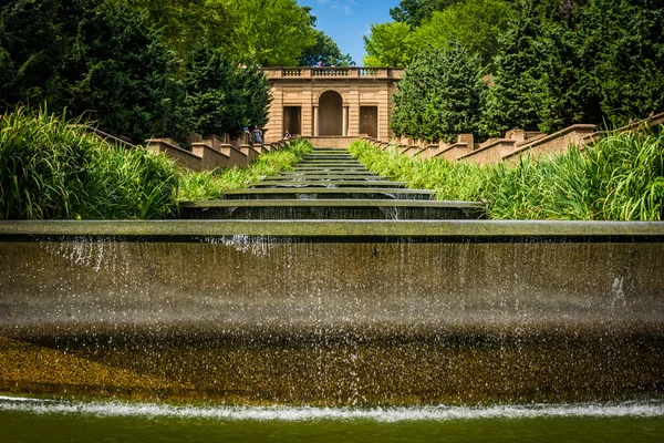 Fuente en cascada en Meridian Hill Park, en Washington, DC . —  Fotos de Stock