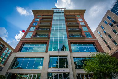 Modern bina şehir Greenville, Güney Carolina.