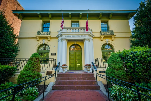 Edificio de la Fundación Nacional Italiana Americana, en Washington — Foto de Stock