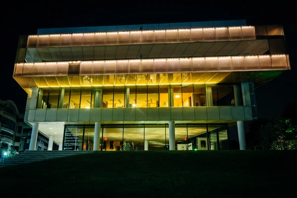 Embassy, gece, İsveç'te Georgetown, W dış — Stok fotoğraf