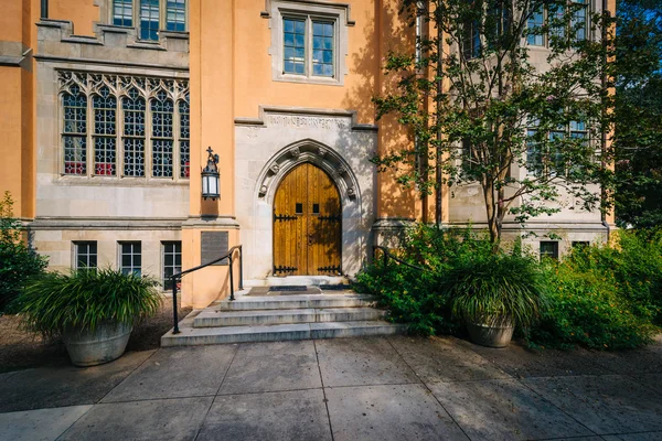 Utsidan av Trinity Episcopal katedral, i Columbia, South — Stockfoto