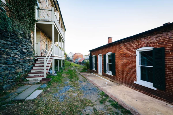 Historic buildings in Harpers Ferry, West Virginia. — Stock Photo, Image