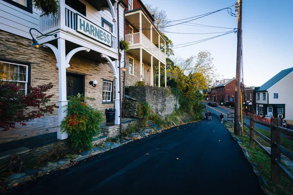 Allmänna vägen, i Harpers Ferry, West Virginia. — Stockfoto