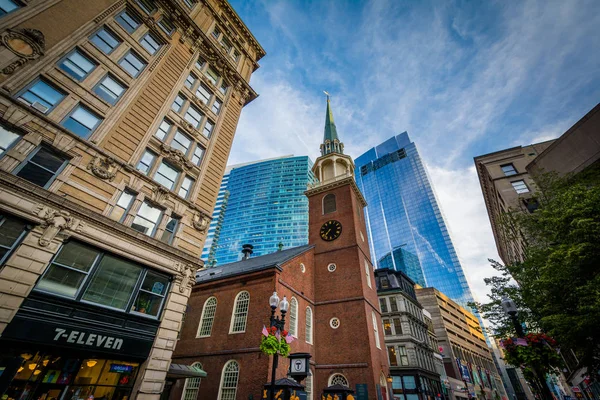 Den Old South Meeting House, i Boston, Massachusetts. — Stockfoto