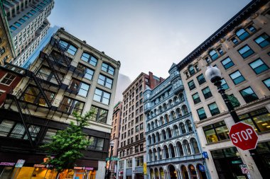 Broad Street, Boston, Massachusetts binalarda.