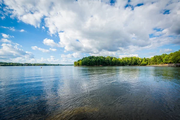 Lake Wylie, på Mcdowell Nature Preserve, i Charlotte, North bil — Stockfoto