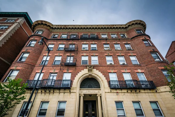 Claverly Hall, Harvard Üniversitesi, Cambridge, Massachusett — Stok fotoğraf