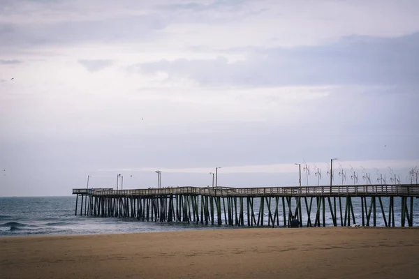 Virginia Beach, Virginia balıkçılık iskele. — Stok fotoğraf