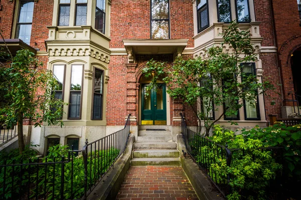 Prédios históricos em Bunker Hill, Charlestown, Boston, Massa — Fotografia de Stock