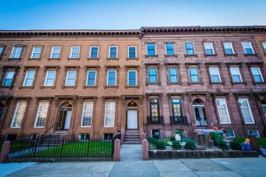 Sıraevler Franklin Meydanı ' nda Baltimore, Maryland.