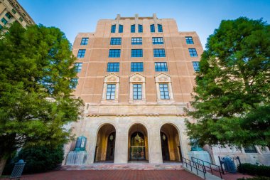 Asheville, North Carolina şehir merkezinde Belediye Binası.