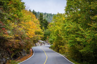 Büyükbaba Dağı, kuzeye giden yol boyunca erken sonbahar renk