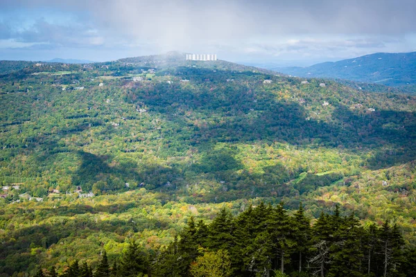 Вид на Blue Ridge Mountains від Діда Гора, Nort — стокове фото