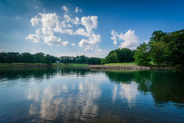 湖のノルマン人、Jetton 公園、コーネリアス、ノースカロライナ州で. — ストック写真