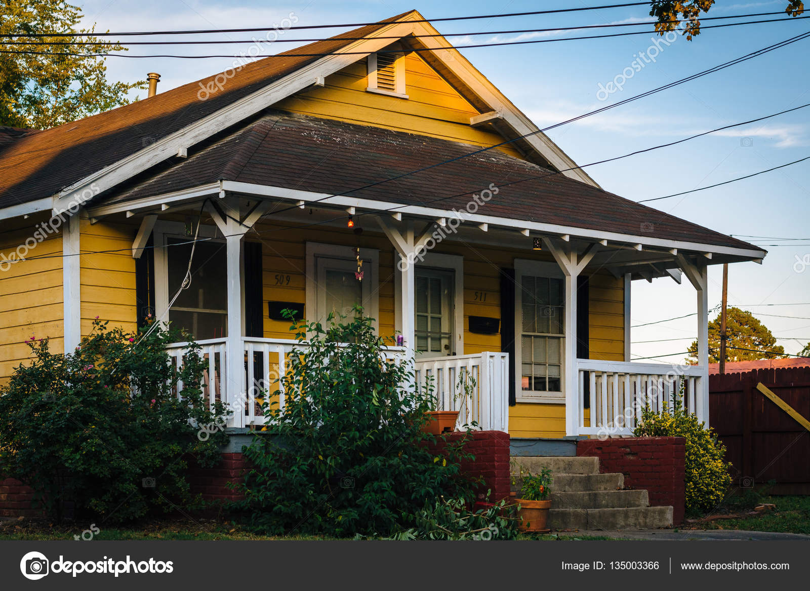 House in NoDa, in Charlotte, North Carolina. – Stock Editorial Photo