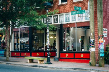 İş Davidson sokakta Noda, Charlotte, Kuzey Karolina.