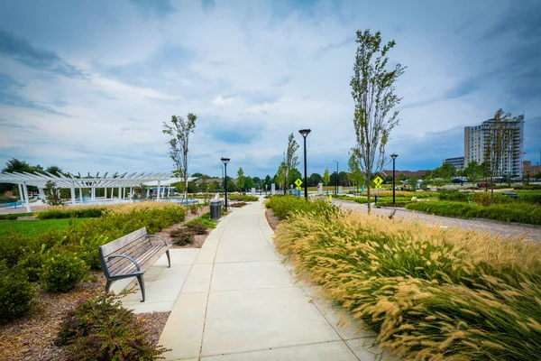 Geçit ve otlar ilk Ward Park, şehir dışına Charlotte, ne de