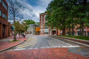 Cambridge, Massachusetts Brattle Meydanı.