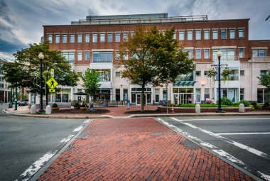 Binalar Brattle Meydanı, Cambridge, Massachusetts '.
