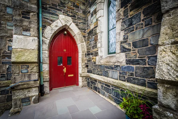 Oude Cambridge Doopsgezinde kerk, in Cambridge (Massachusetts). — Stockfoto