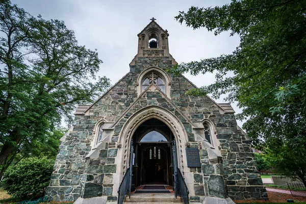 Церковь Нового Иерусалима в Кембридже, штат Массачусетс . — стоковое фото