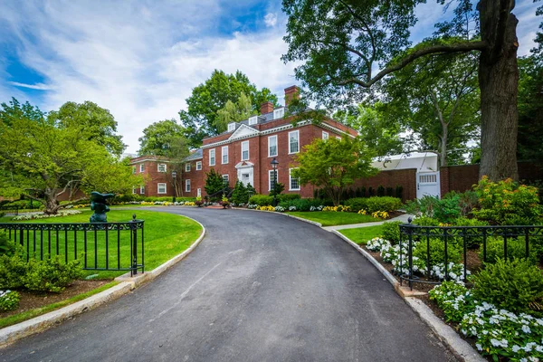 Dekan'ın evinde, Harvard Business School'dan Boston, Massachu